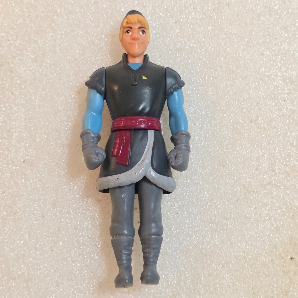 Disney Frozen Kristoff Bjorgman 2013 Posable Action Figure Cake Topper 4" Y9980